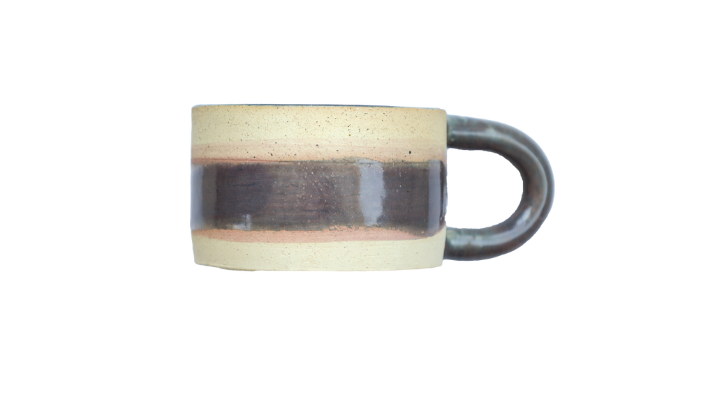 Purple cup handle