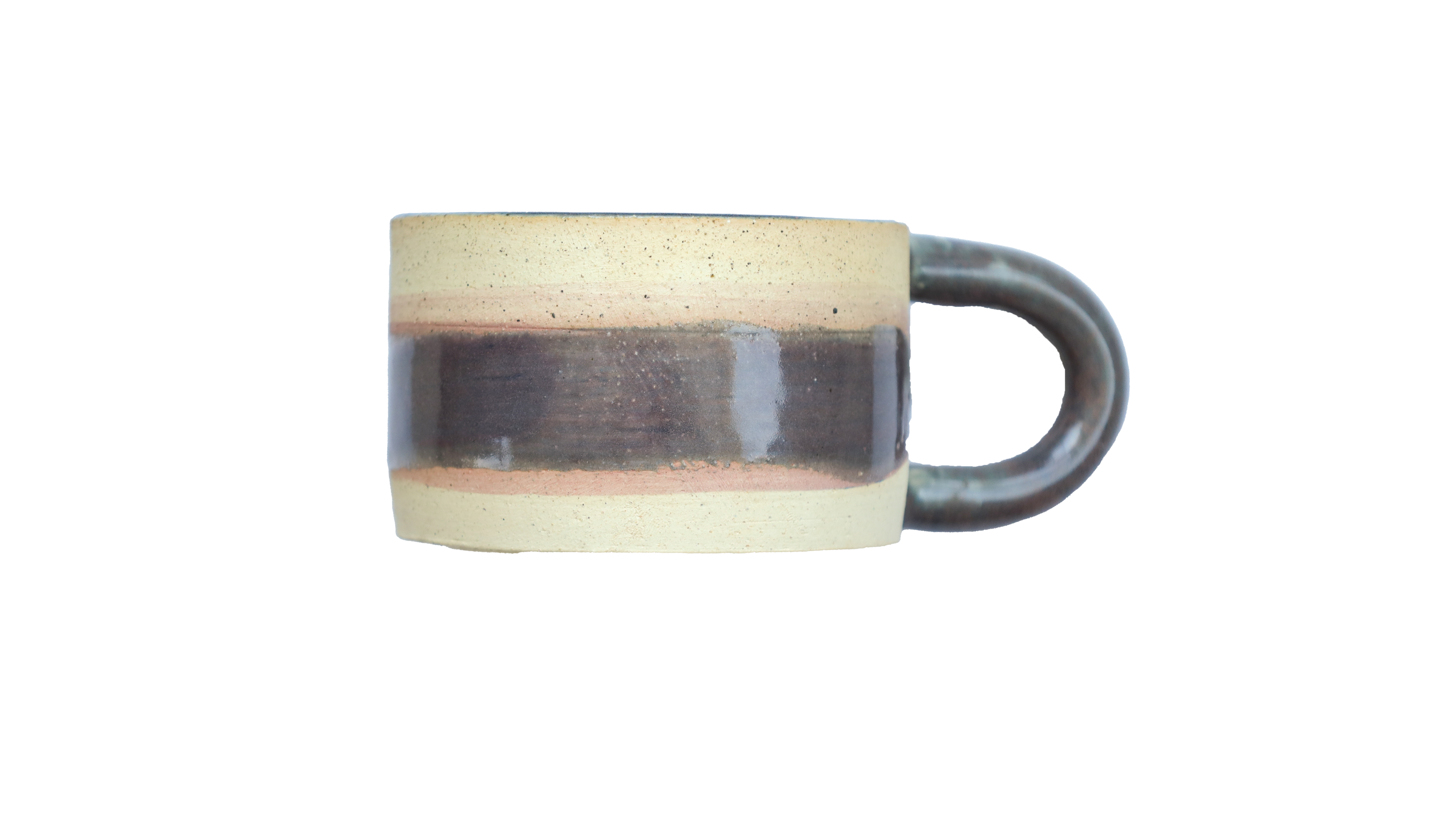 Purple cup handle